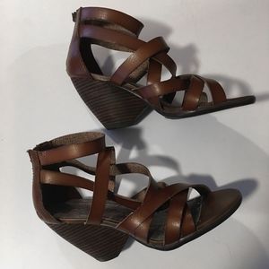 Blowfish strappy wedge sandal